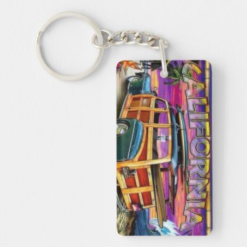 Surfs Up California Keychain by angelworks at Zazzle