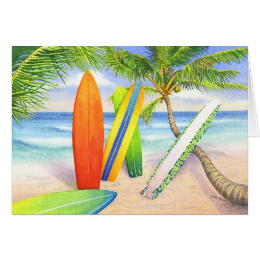 Surf's Up! Cards (Front Horizontal)