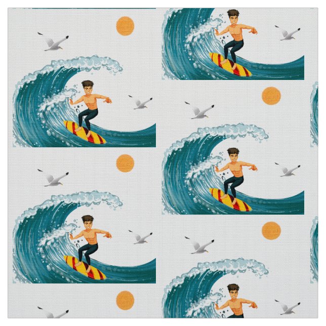 Surf's Up ! Fabric (Swatch)