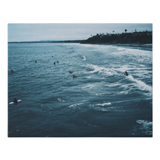 Surfs Up Faux Canvas Print