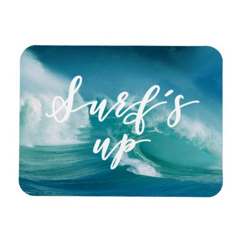 Surfs Up  Fun Typography  Quote Magnet