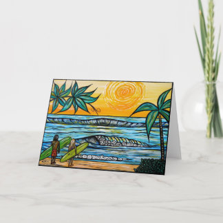 Surf's Up Greeting Card