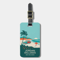Surf's Up Luggage Tag