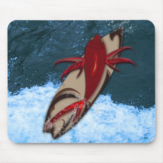 Surf's Up Mouse Pad (Front)