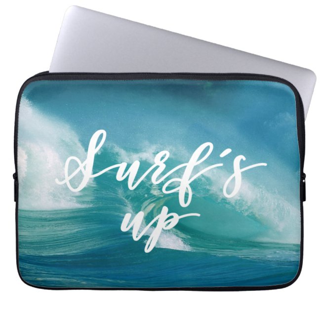 Surf's Up - Ocean Waves - Fun Typography & Quote