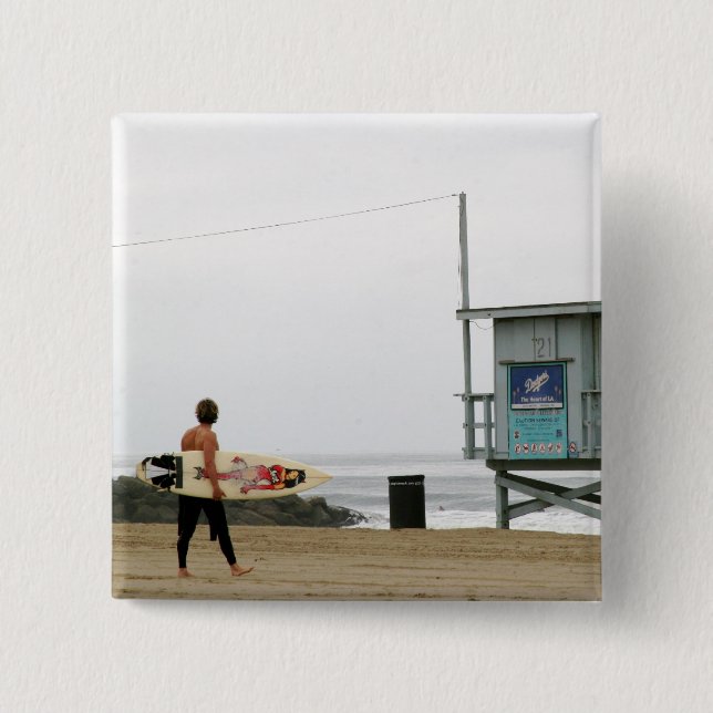 Surfs Up! Pinback Button (Front)