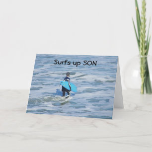 SURFS UP ***SON*** - HAPPY BIRTHDAY CARD