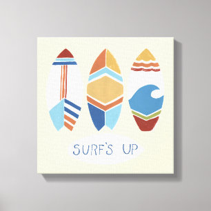 Surf's Up! Surfboards Canvas Print