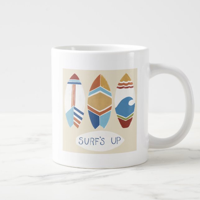 Surf's Up! Surfboards Giant Coffee Mug (Right)