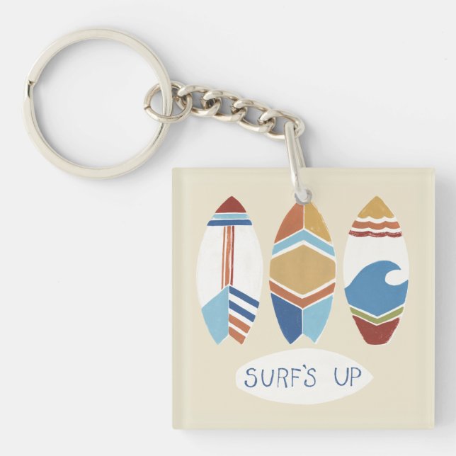 Surf's Up! Surfboards Keychain (Front)