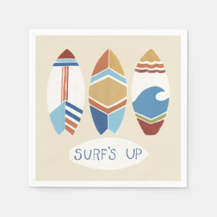 Surf's Up! Surfboards Napkins