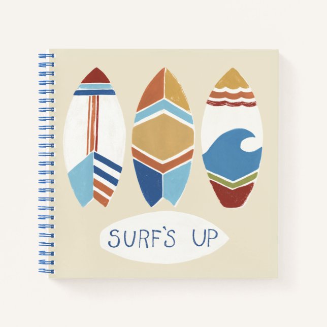 Surf's Up! Surfboards Notebook (Front)