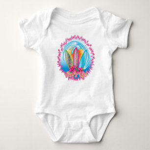 Surf's Up! - Surfer Girl Baby Bodysuit