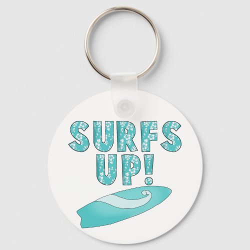 Surfs Up T_shirts and Gifts Keychain