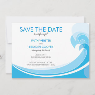 Surfs Up! Wedding Save the Date