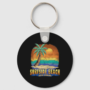 Surfside Beach South Carolina Vintage Distressed S Keychain