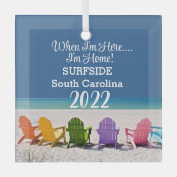 Surfside South Sc Beach Lover Gift Ornament by PersonalCustom at Zazzle