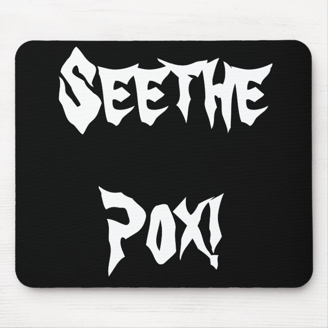 Surfthe Pox! Mouse Pad (Front)