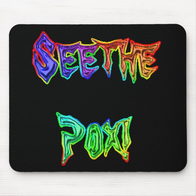 Surfthe Rainbow! Mouse Pad (Front)