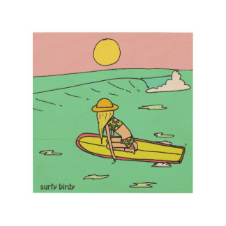 Surfy Birdy Art Keep Moving Forward