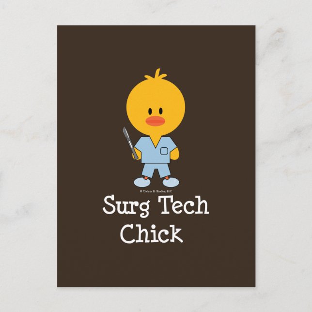 Surg Tech Chick Postcard
 Postcard (Front)