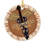 Surgeon Caduceus Ceramic Ornament