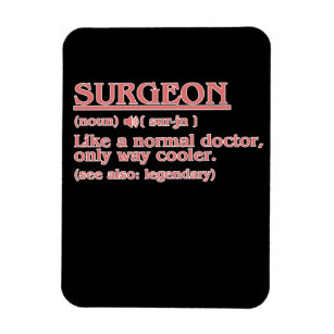 Surgeon Definition Surgery Medical Doctor Neurolog Magnet