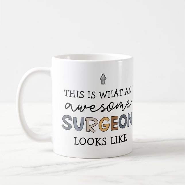 Surgeon Funny Awesome Best Surgeon Gift Coffee Mug (Left)