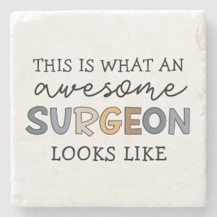 Surgeon Funny Awesome Surgeon Stone Coaster