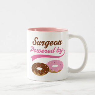 Surgeon Funny Gift Two-Tone Coffee Mug