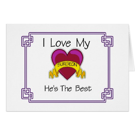 Surgeon - He's the Best Cards (Front Horizontal)