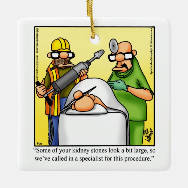  Surgeon Humor  Ceramic Ornament (Front)