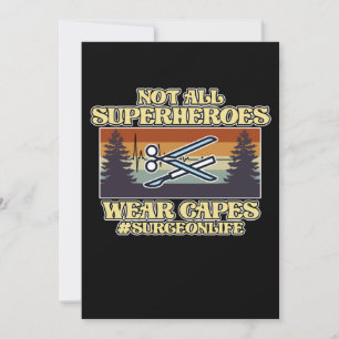 Surgeon Life Surgery Medical Doctor Neurology Grap Thank You Card