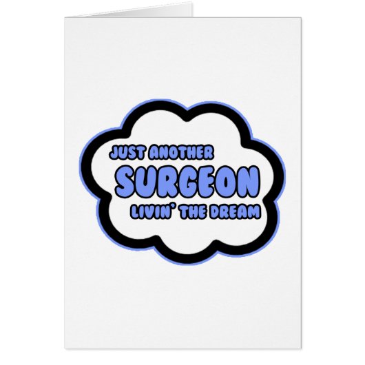 Surgeon .. Livin' The Dream Cards (Front)