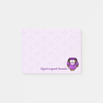 Surgeon Owl Girl Post-it Notes by just_owls at Zazzle