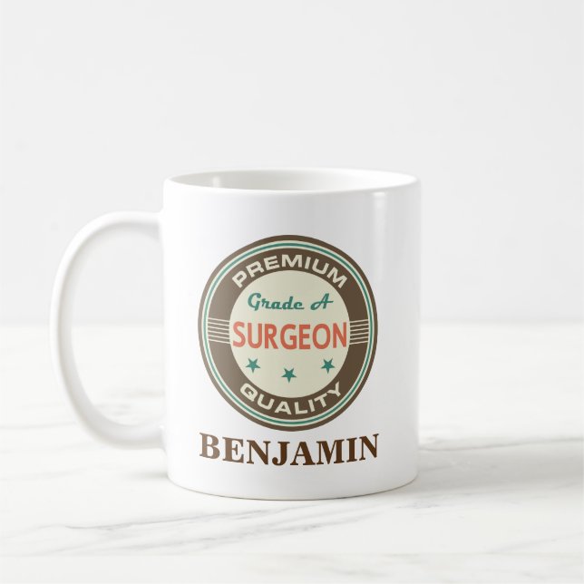 Surgeon Personalized Office Mug Gift (Left)