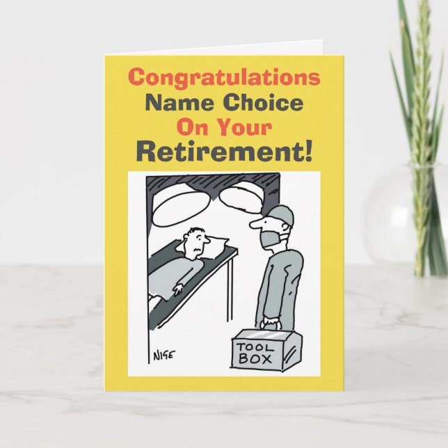 Surgeon Retirement Card (Front)