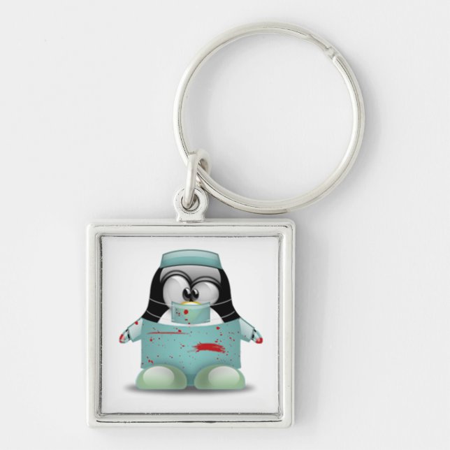 Surgeon Tux Keychain (Front)