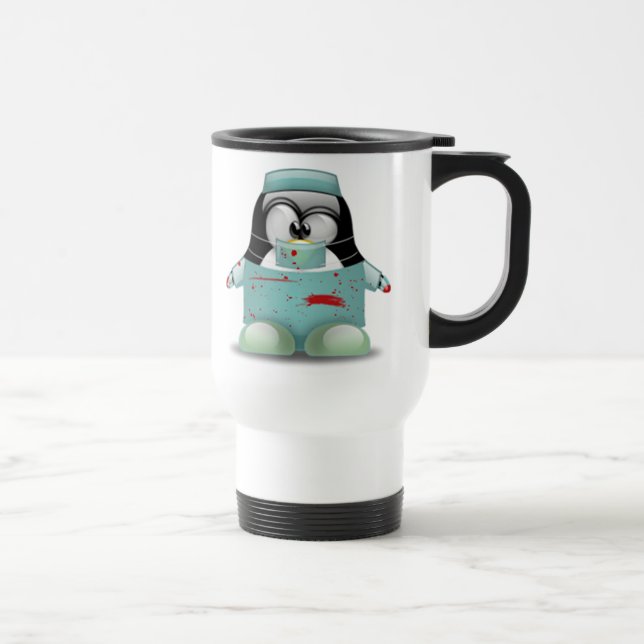 Surgeon Tux Travel Mug (Right)