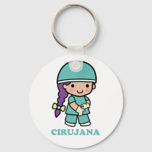 Surgeon's key keychain