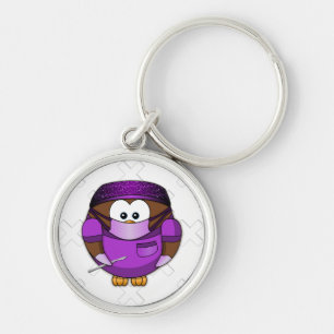 surgeowl girl - keychain