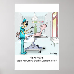 Surgery Cartoon 9369 Poster
