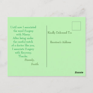 Surgery Postcard