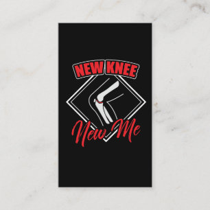 Surgery Recover Quote Knee Operation Get Well Gift Business Card