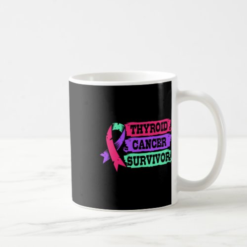 Surgery Recovery For Women Thyroid Cancer Survivor Coffee Mug