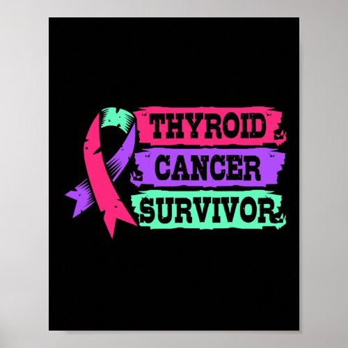 Surgery Recovery For Women Thyroid Cancer Survivor Poster