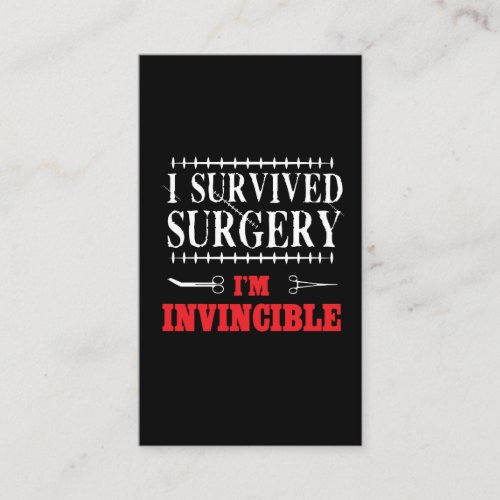 Surgery Recovery Gifts for Men Women Knee Shoulder Business Card