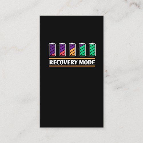 Surgery Recovery Mode Battery Operation Business Card