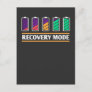 Surgery Recovery Mode Battery Operation Postcard