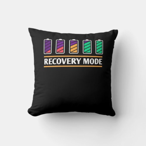 Surgery Recovery Mode Battery Operation Throw Pillow
